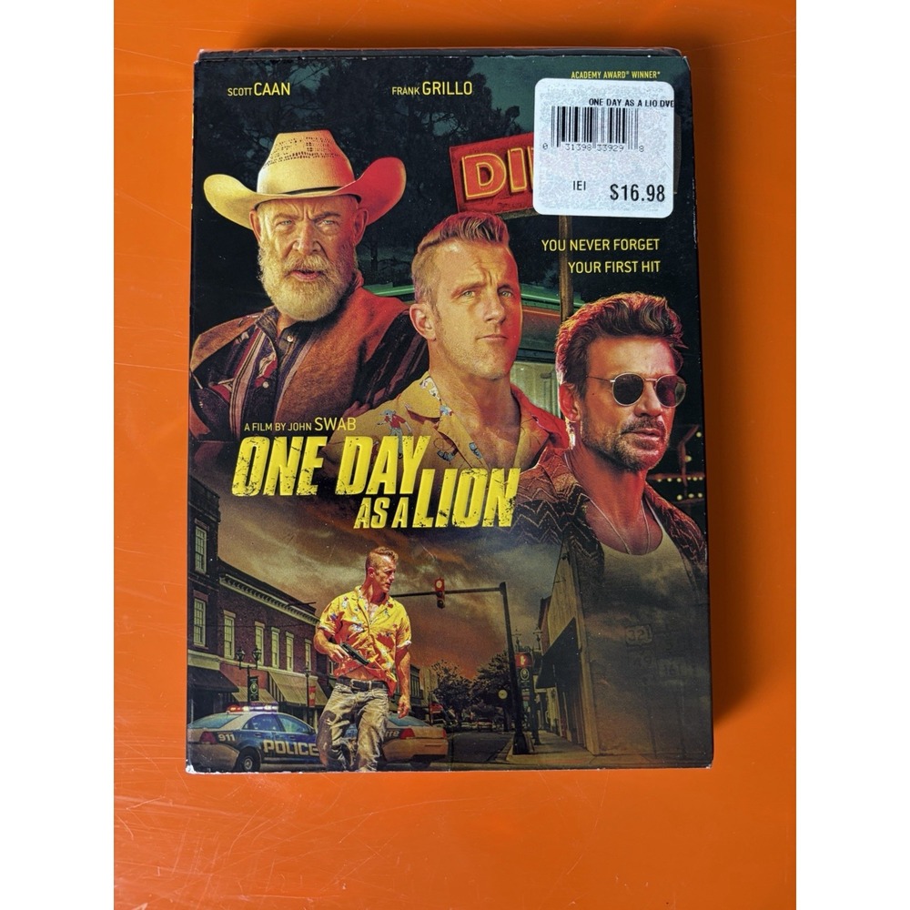 One Day as a Lion DVD Scott Caan Frank Grillo Hitman Movie New Slipcover Edition